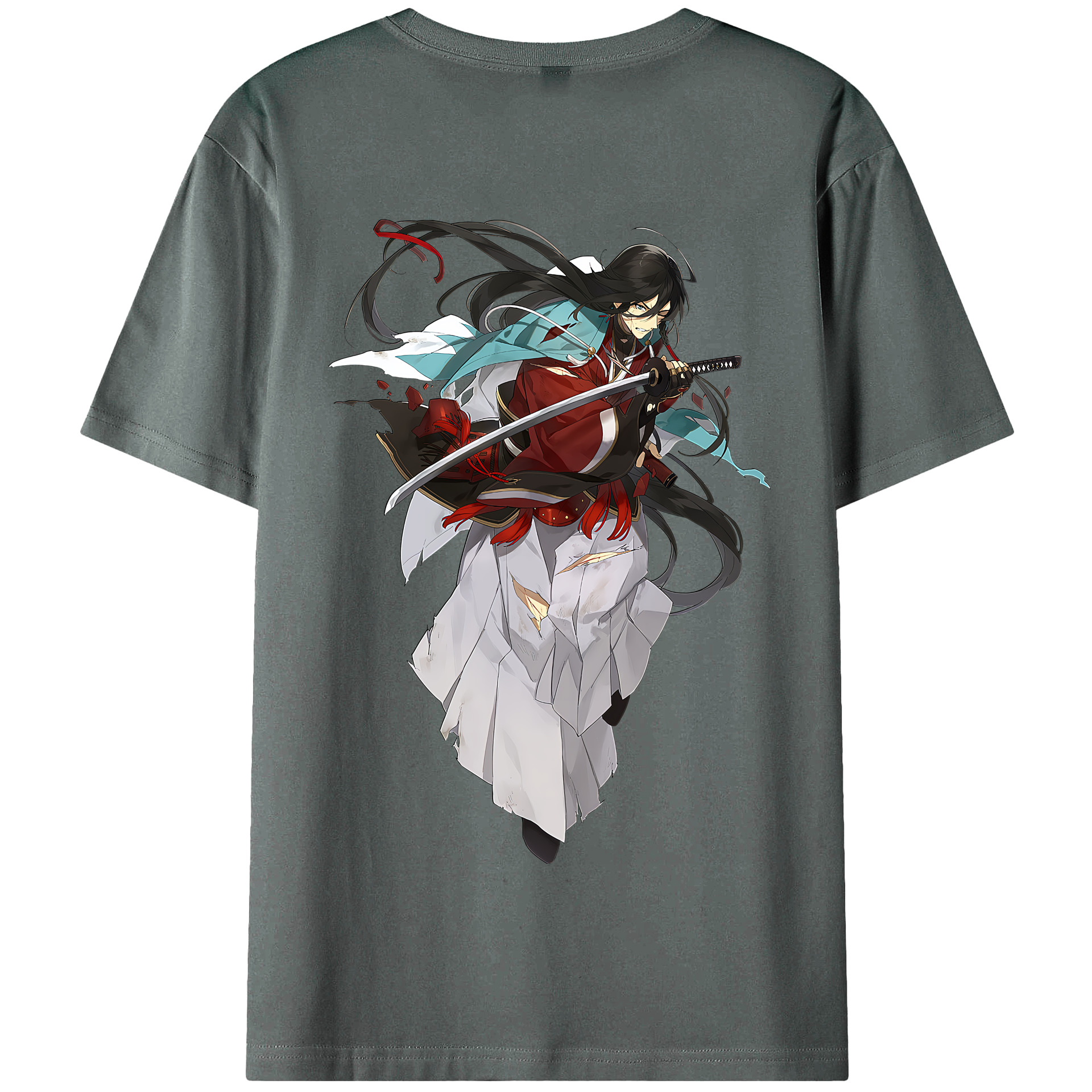 （画像用） 刀剣乱舞 Touken Ranbu 綿100％半袖Tシャツ（背面プリント）